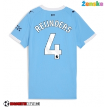 Ženske Nogometnih dresov Manchester City Tijjani Reijnders #4 Domači 2025-26 Kratki rokavi